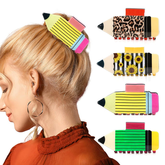 Pencil Hair Clips Set (4pcs) - Zenoora