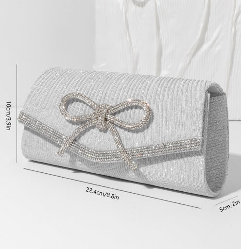 Glam Bow Spark Clutch