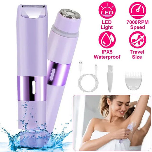 2 - in - 1 Waterproof Bikini Trimmer - Zenoora