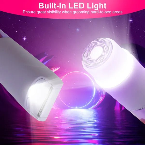 2 - in - 1 Waterproof Bikini Trimmer - Zenoora