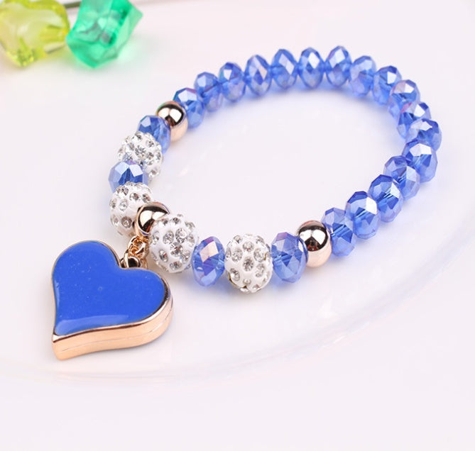 Crystal Heart Bracelet