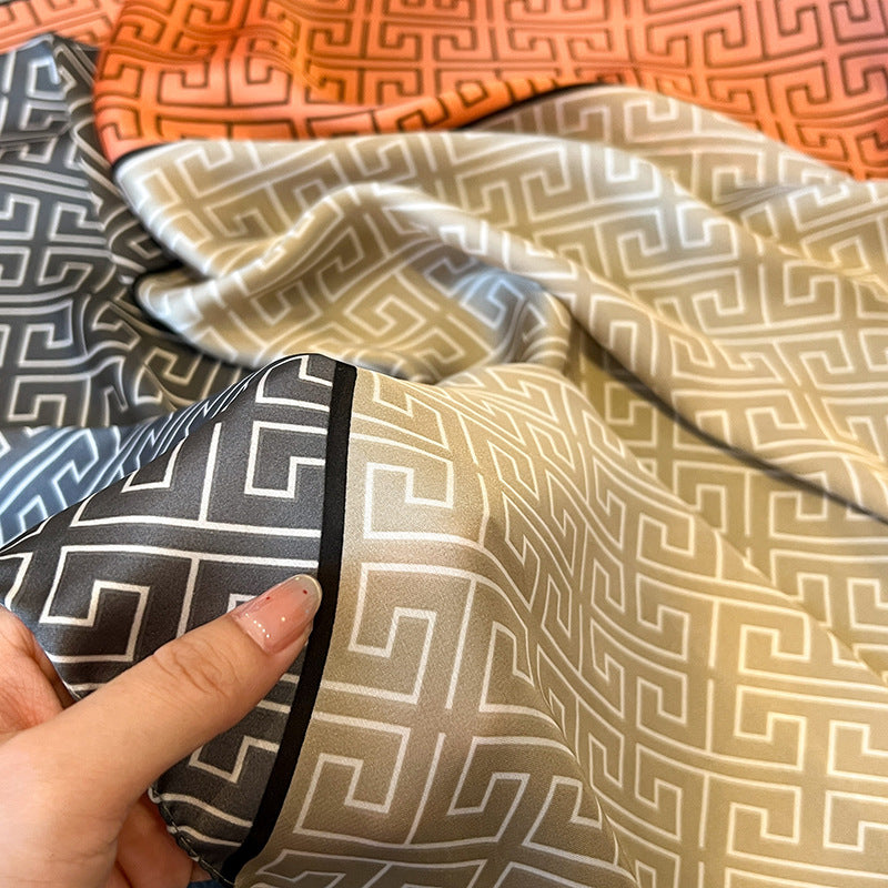 Elegant Emulation Silk Scarf