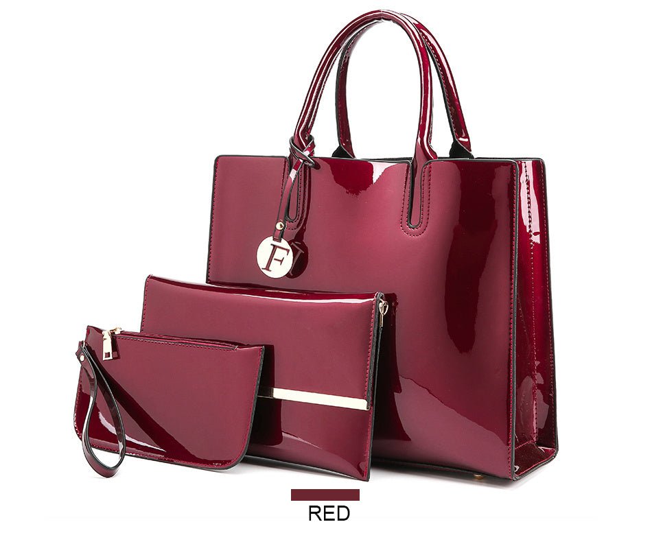 3 Sets Leather Handbags - Zenoora