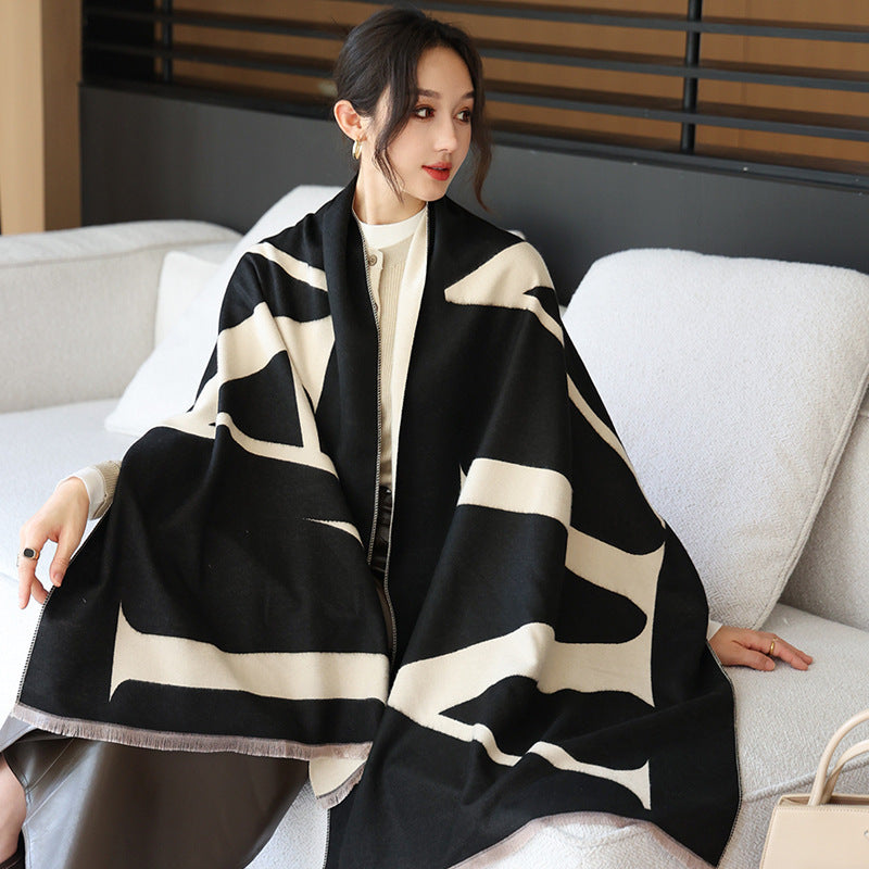 Versatile Warm Cashmere Scarf