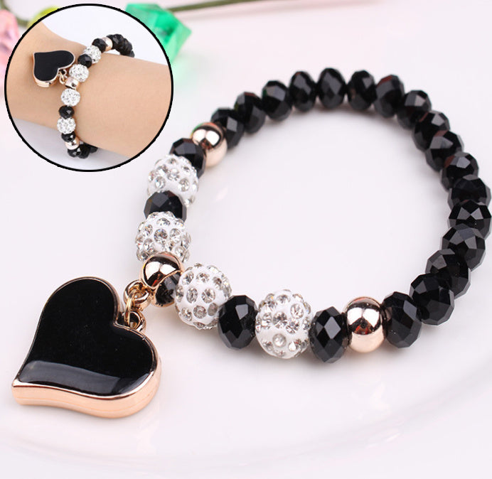 Crystal Heart Bracelet