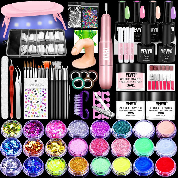 4 Colors Gel Polish And UV Light Nail Kit - Zenoora