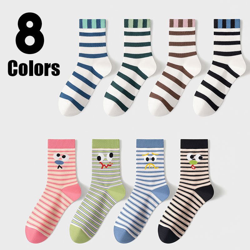Women’s Thin Breathable Crew Socks Set