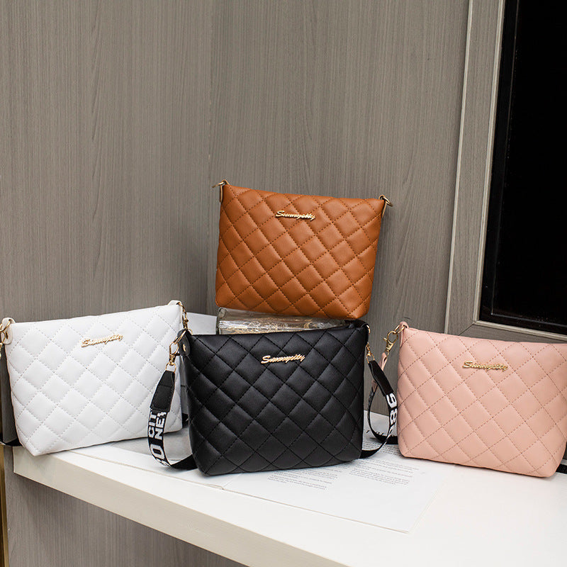 Luxe Stitch Chain Crossbody