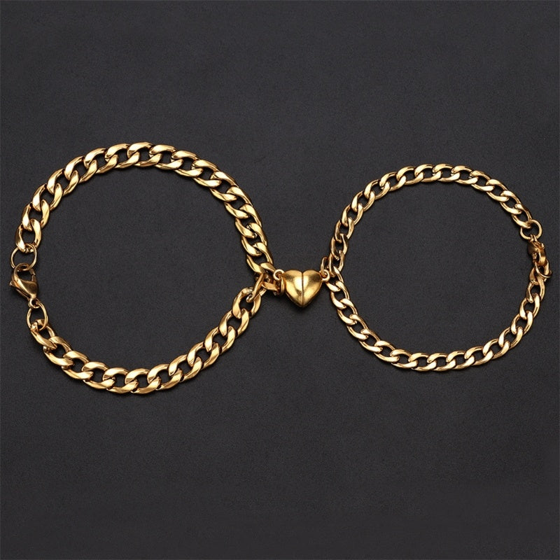Lxalry Love Magnet Couple Bracelet Set