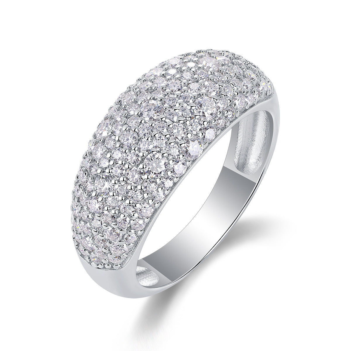 Moonlit Night Stars Moissanite Ring Set