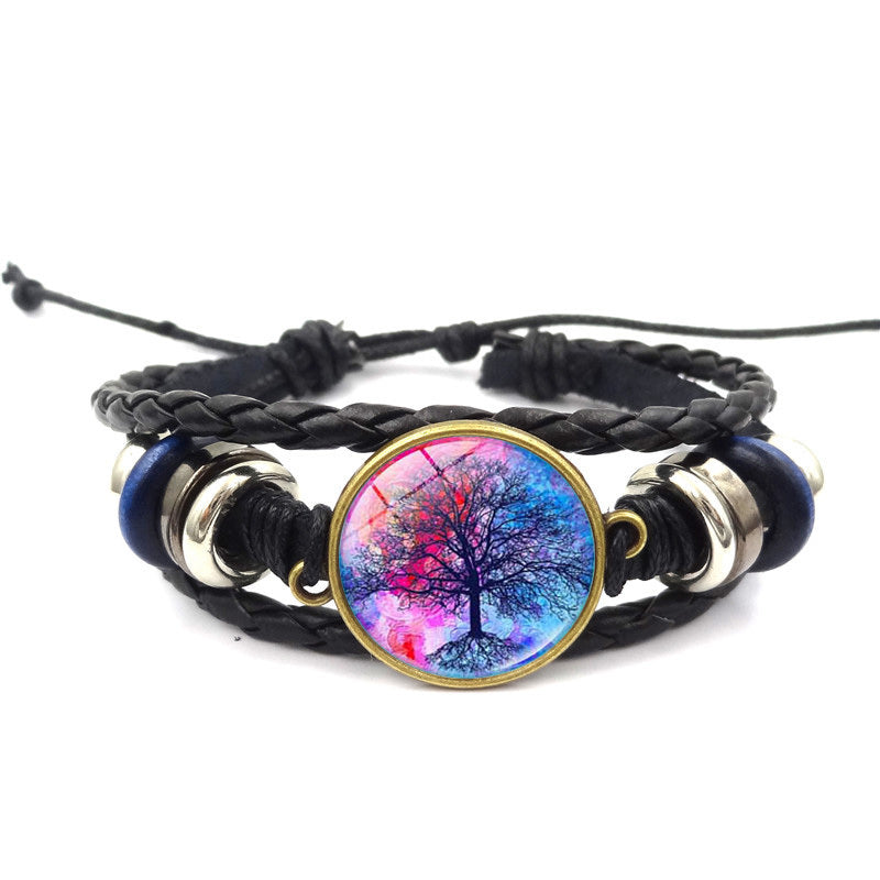 Nature Soul Tree of Life Braided Bracelet