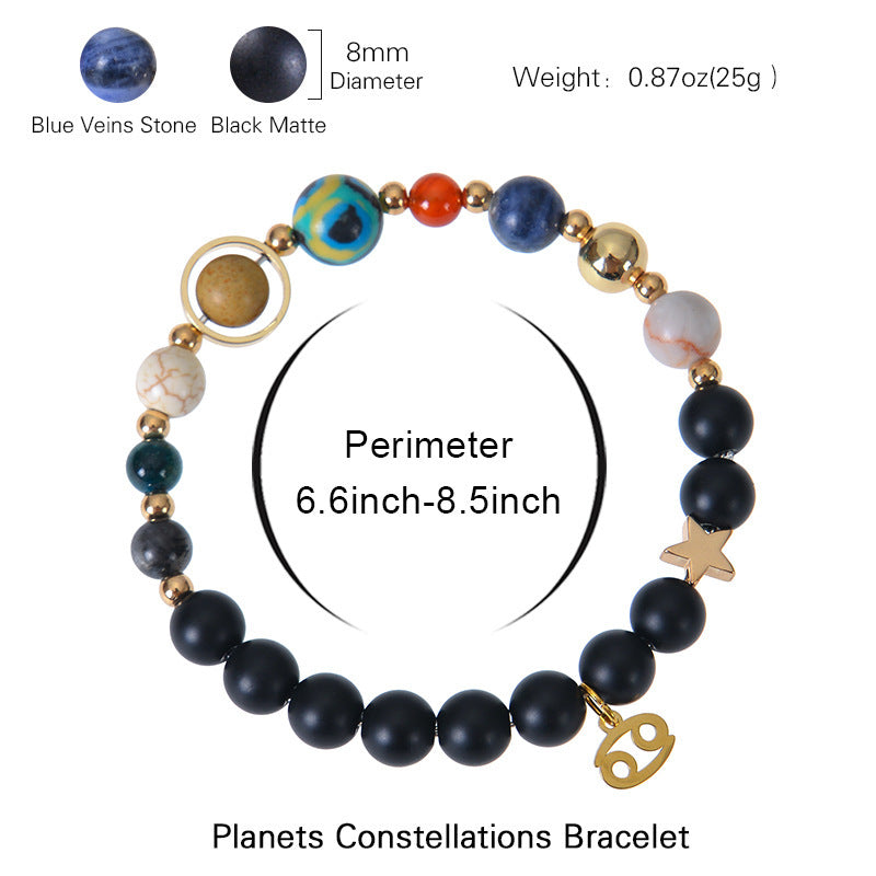 Cosmo Soul Eight Planets Zodiac Bracelet