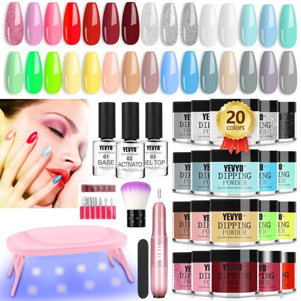 Acrylic Dip Powder Nail Kit Set - Zenoora