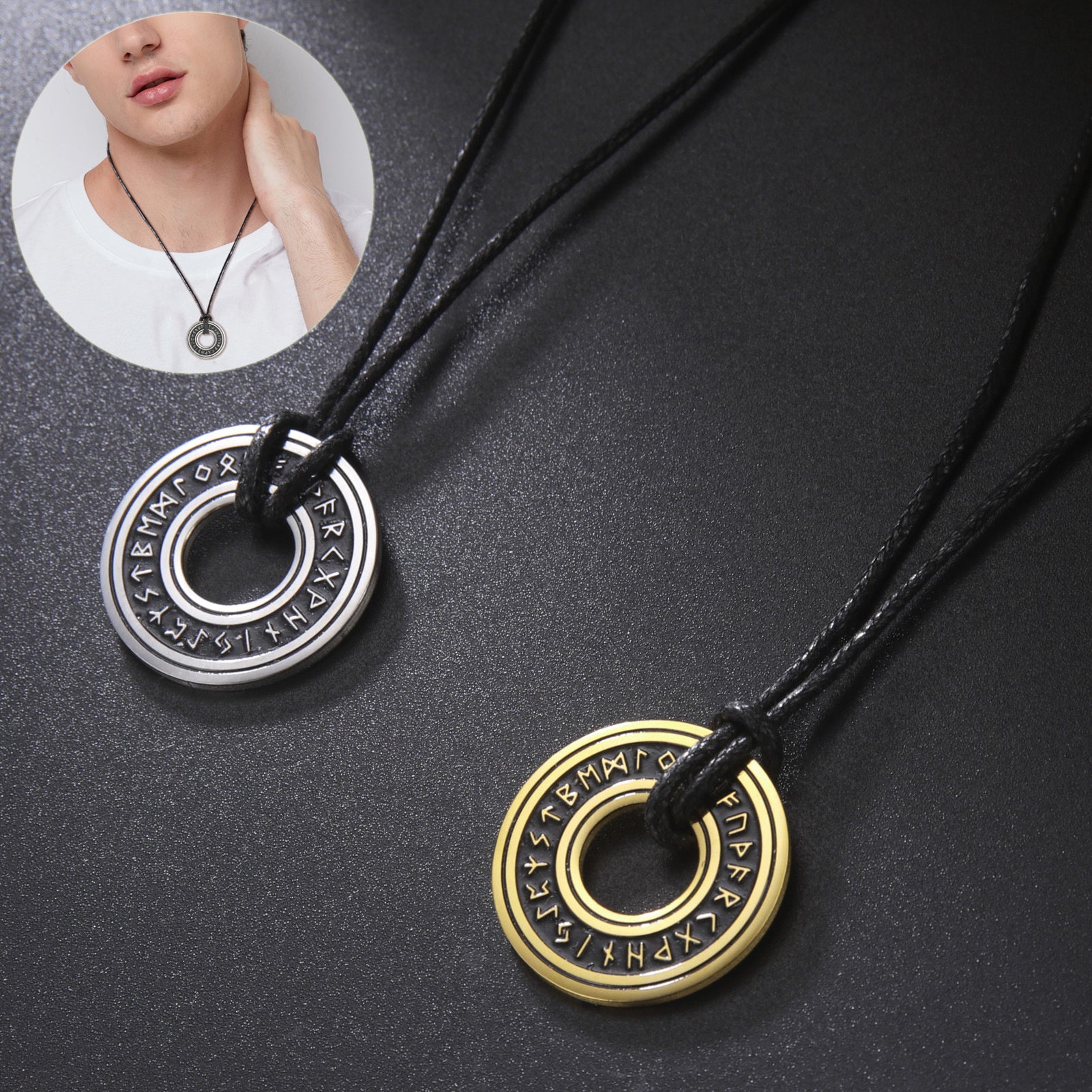 Lxalry Nordic Rune Amulet Necklace