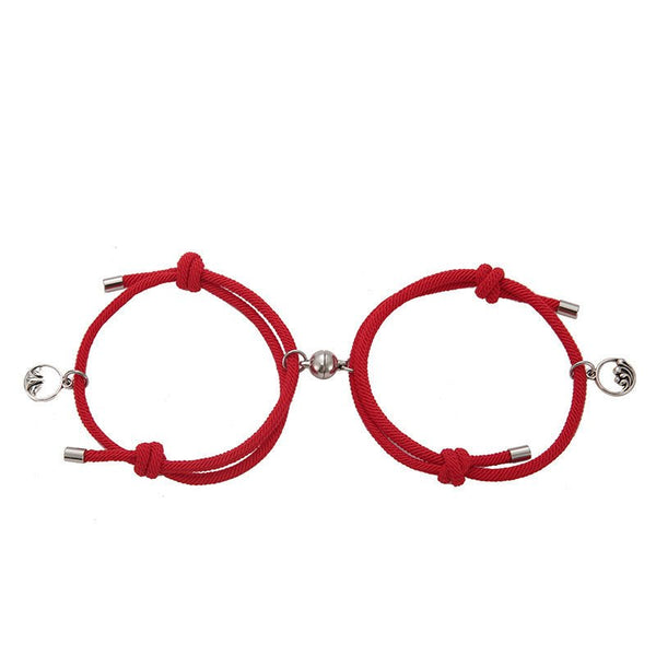 Alloy Eachother Couple Bracelet - Zenoora