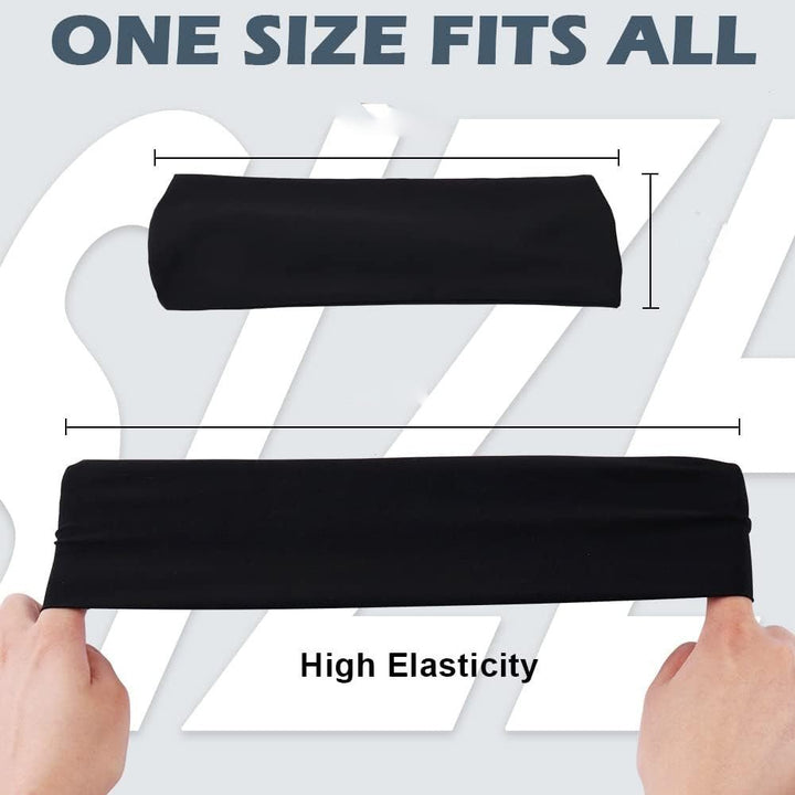 Athletic Non - Slip Headbands (5 - Pack) - Zenoora