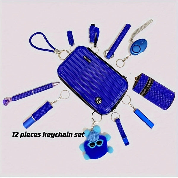 12 Pieces Keychain Set