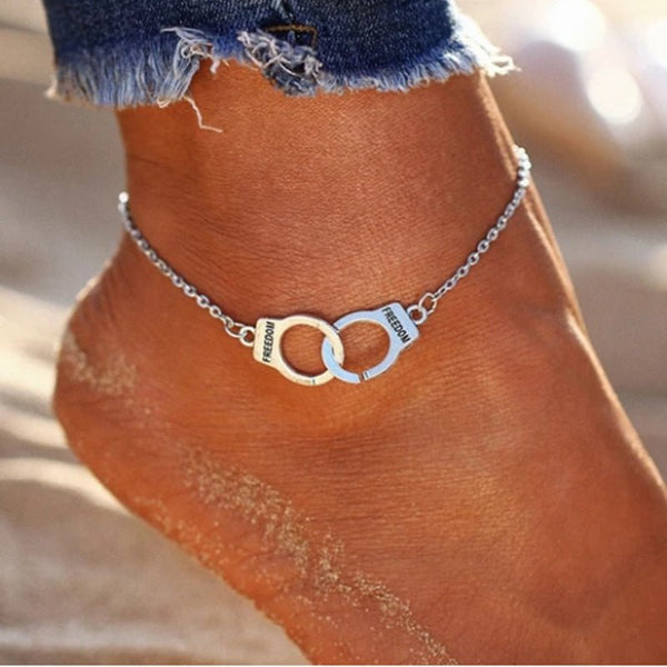 Bond Charm Handcuff Anklet - Zenoora