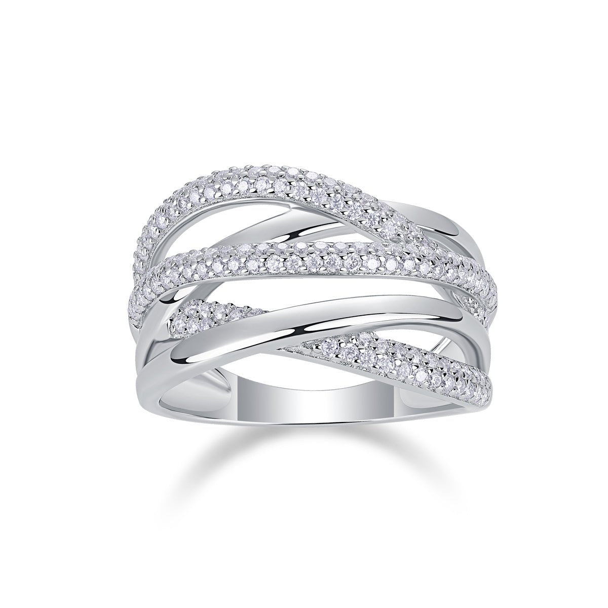 Brilliant Interweaving Moissanite Jewelry Set - Zenoora