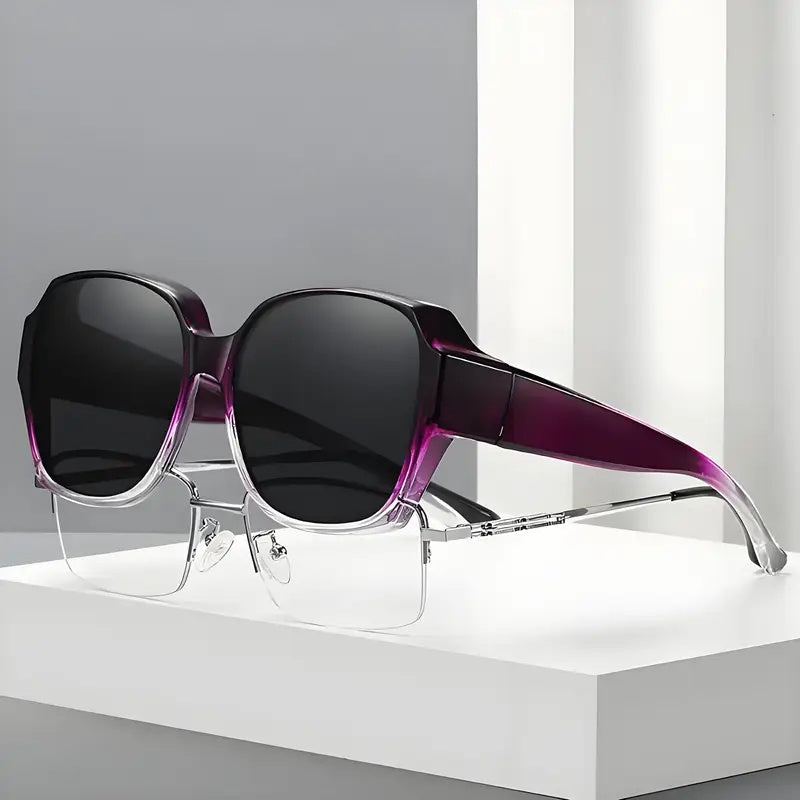 Crystal Clip-On Fashion Glasses