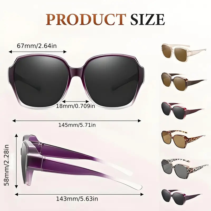 Crystal Clip-On Fashion Glasses
