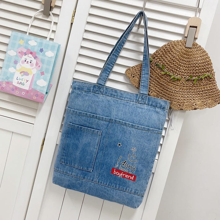 Casual Blue Tote - Zenoora
