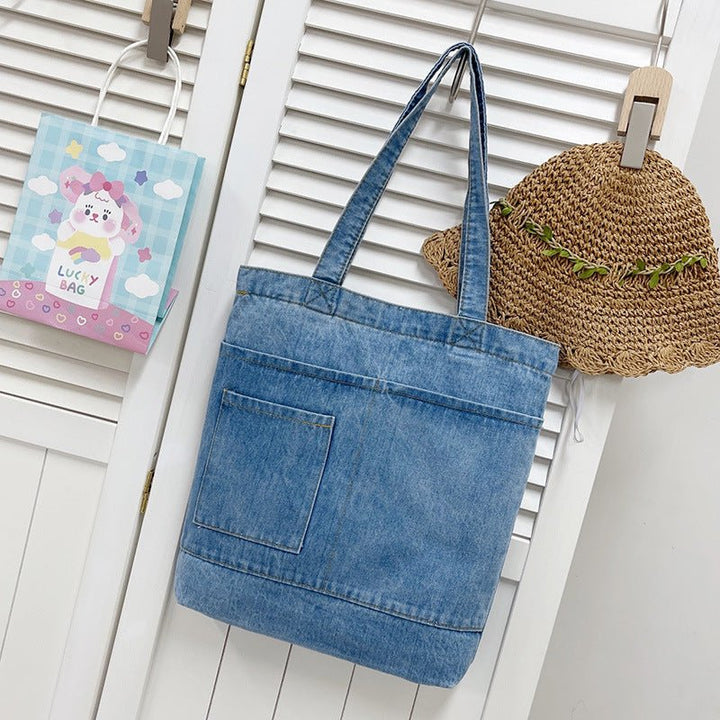 Casual Blue Tote - Zenoora