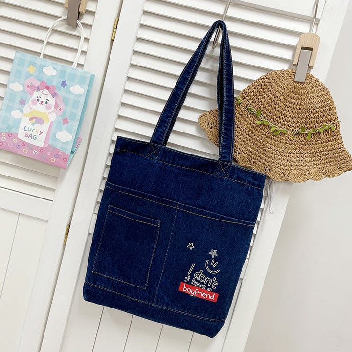 Casual Blue Tote - Zenoora