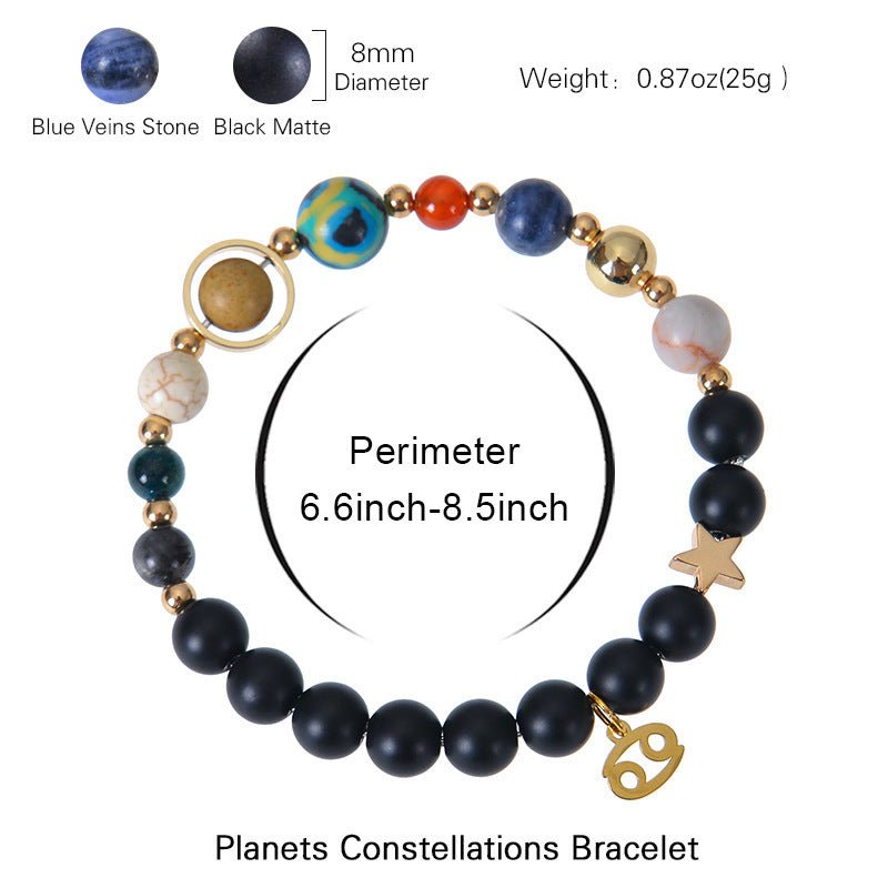 Cosmo Soul Eight Planets Zodiac Bracelet - Zenoora