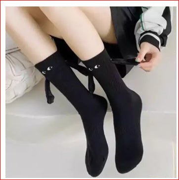 Couple Magnetic Handle Cute Hand Socks Christmas - Zenoora