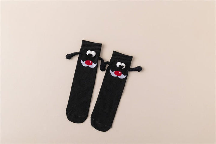 Couple Magnetic Handle Cute Hand Socks Christmas - Zenoora