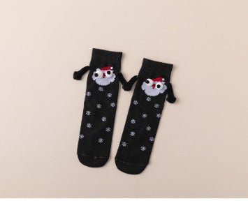 Couple Magnetic Handle Cute Hand Socks Christmas - Zenoora