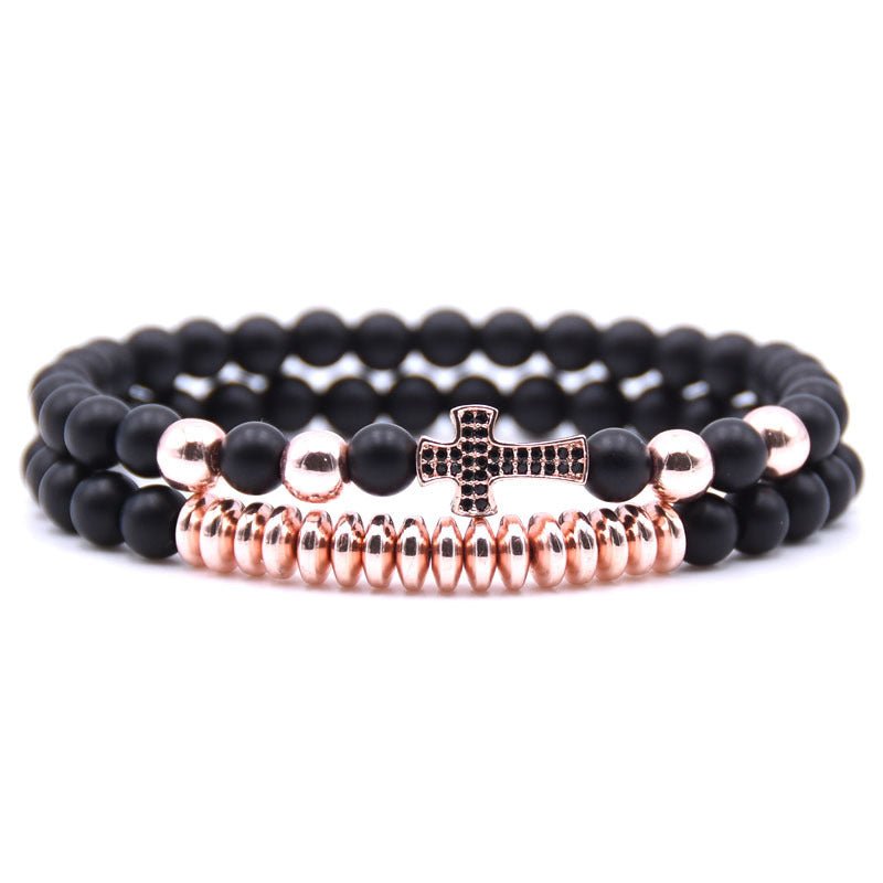 Cross elastic bracelet - Zenoora