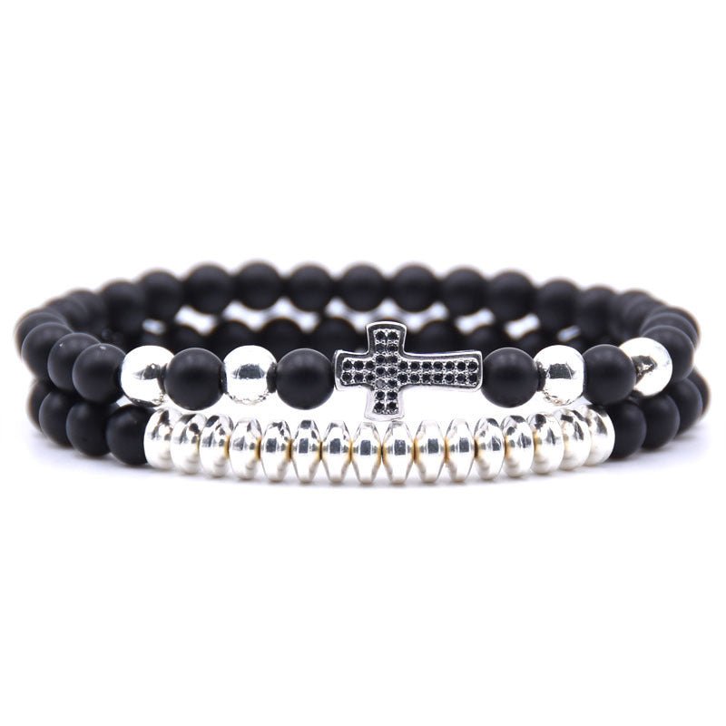 Cross elastic bracelet - Zenoora