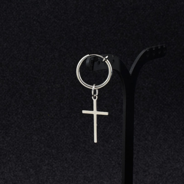 Cross stud earrings - Zenoora