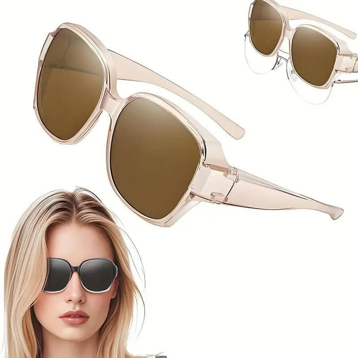 Crystal Clip - On Fashion Glasses - Zenoora