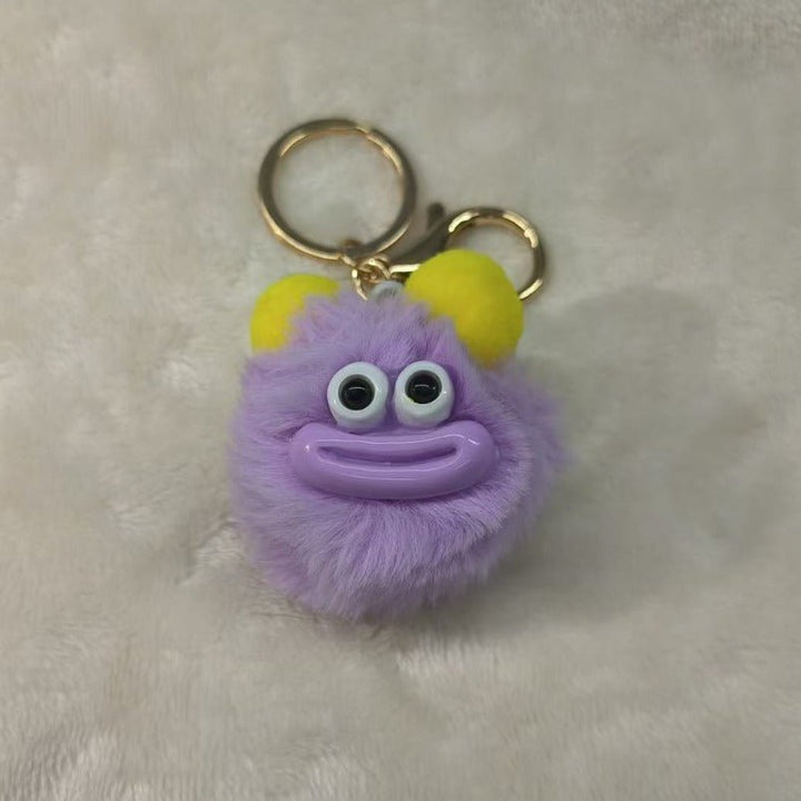 Cute Cartoon Plush Keychain Set - Zenoora