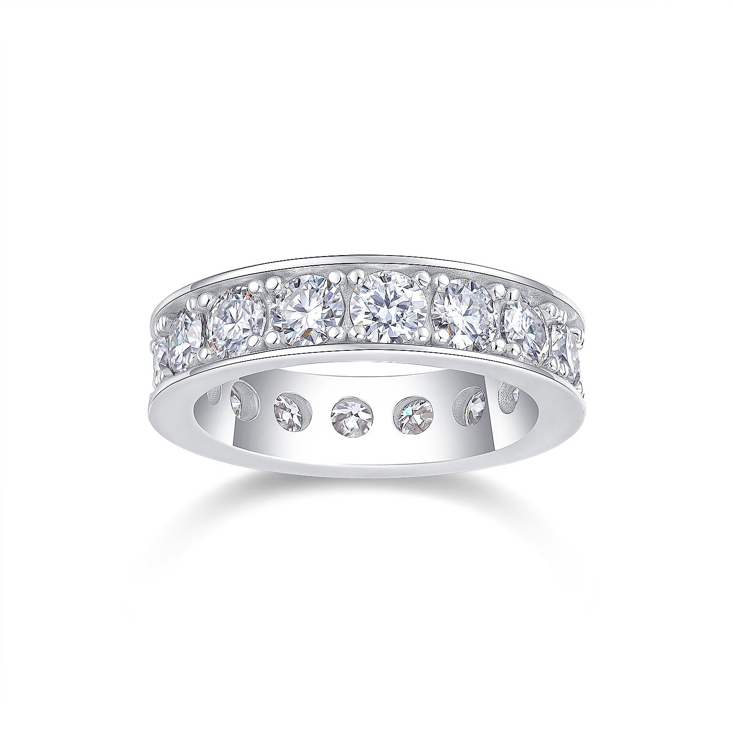 Flowing Clouds Moissanite Jewelry Set