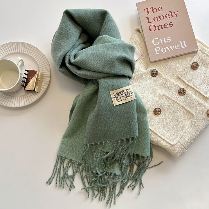 Double - Sided Cashmere Scarf - Zenoora
