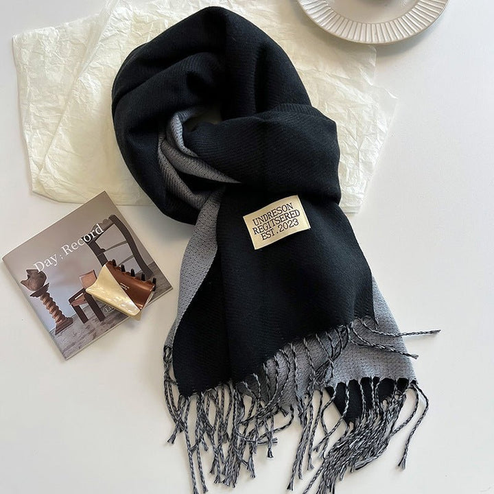 Double - Sided Cashmere Scarf - Zenoora