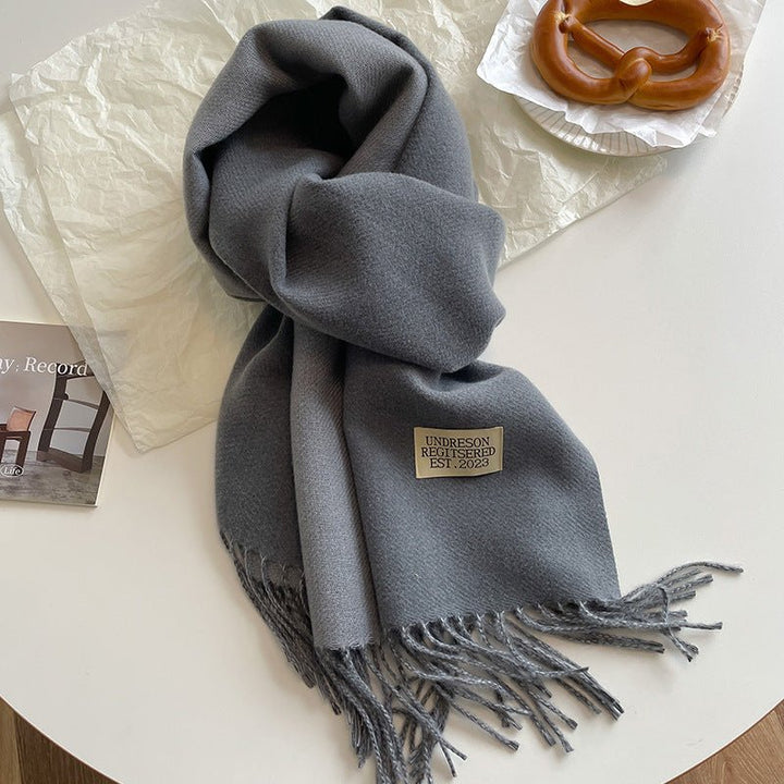 Double - Sided Cashmere Scarf - Zenoora