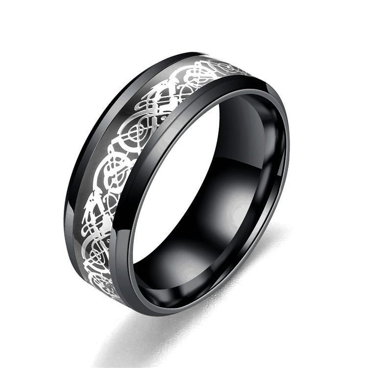 Dragon Steel Ring - Zenoora