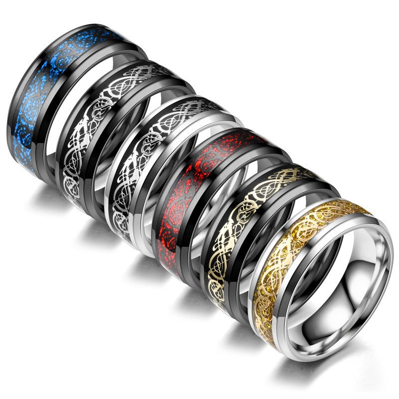 Dragon Steel Ring - Zenoora