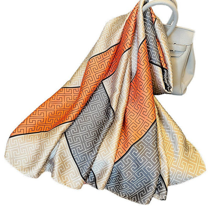 Elegant Emulation Silk Scarf - Zenoora