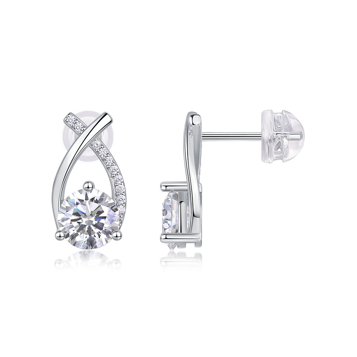 Happy Encounter Moissanite Earrings Set