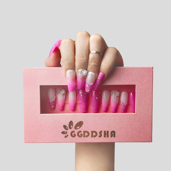 GGddsha Nails Handmade Pmma Acrylic Nails - Zenoora