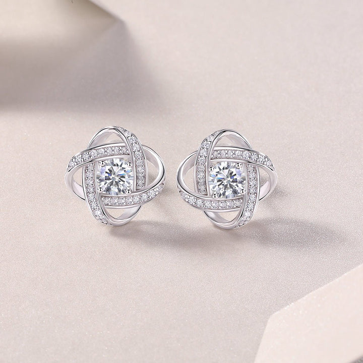 Hope Beam Moissanite Earrings Set - Zenoora