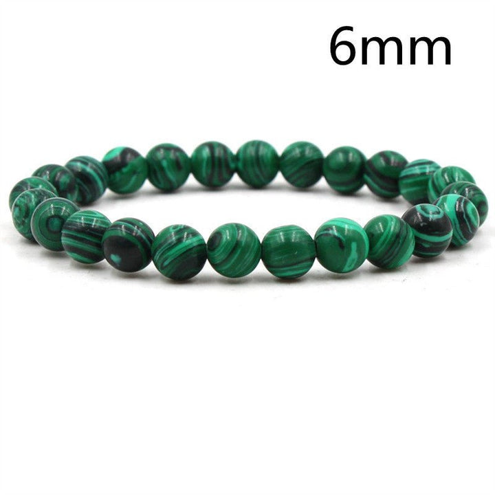 Lxalry Black & Green Malachite Bracelet - Zenoora