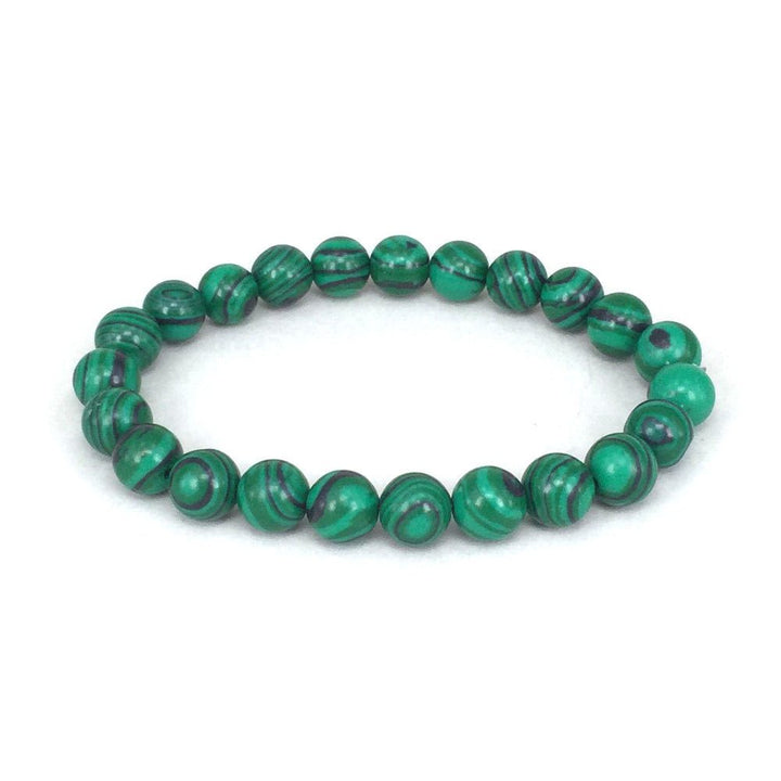 Lxalry Black & Green Malachite Bracelet - Zenoora