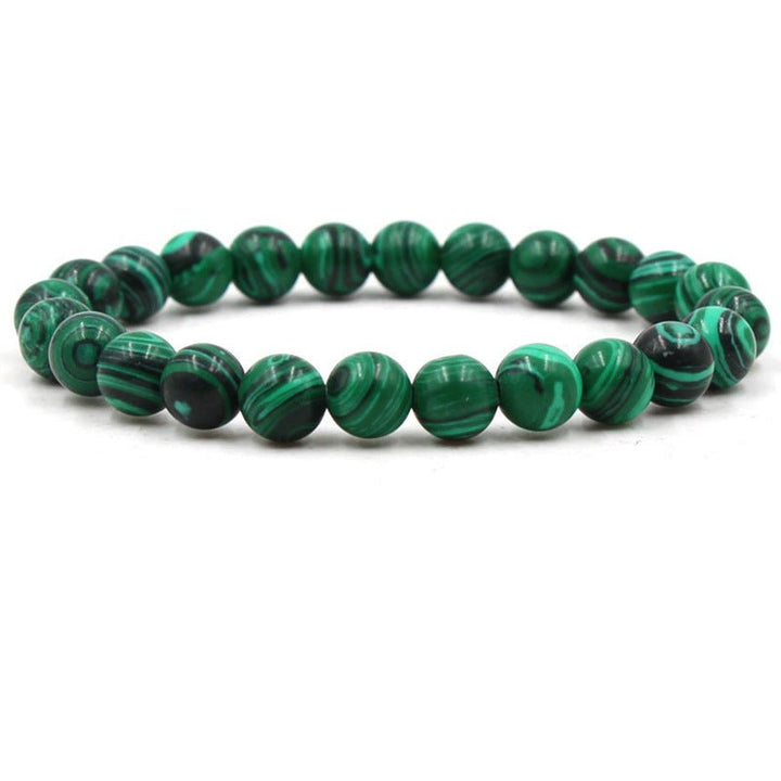 Lxalry Black & Green Malachite Bracelet - Zenoora